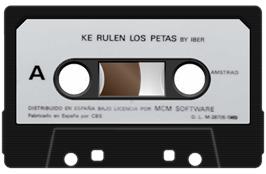 Cartridge artwork for Ke Rulen Los Petas on the Amstrad CPC.
